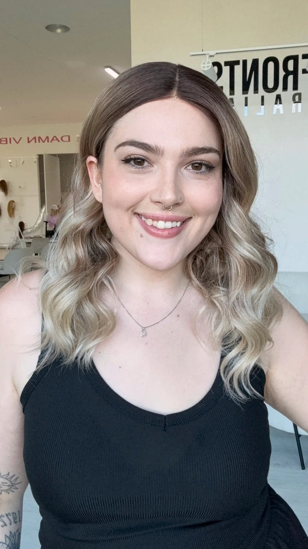 wavy heat safe wig for women with hairloss australia.
