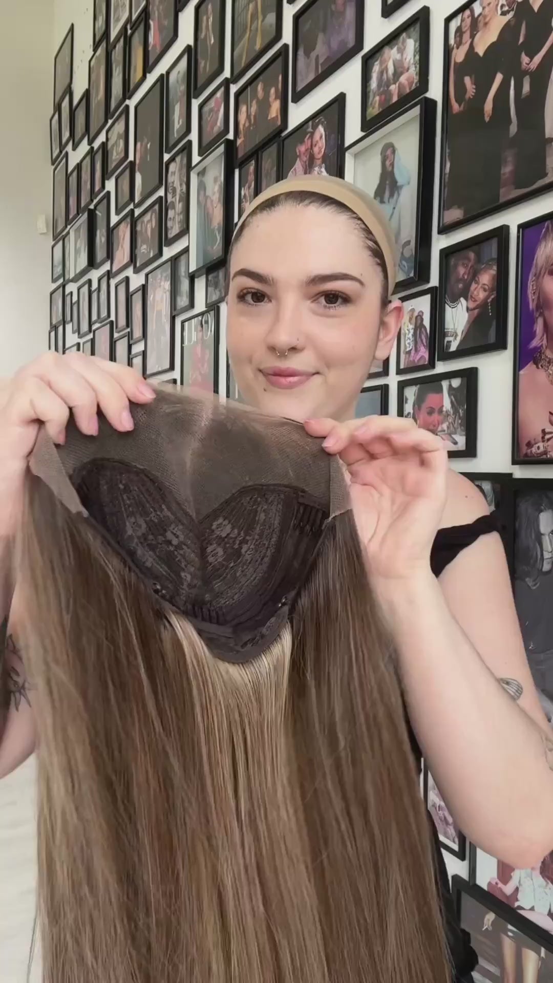 zara long lace front wig