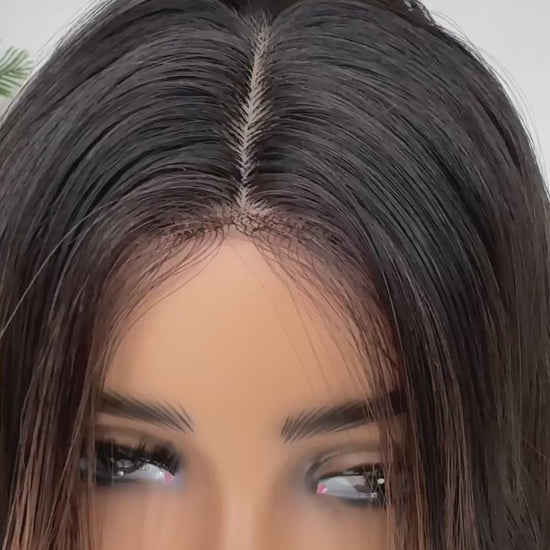 t-part lacefront synthetic wig, heat safe hair. australia. 