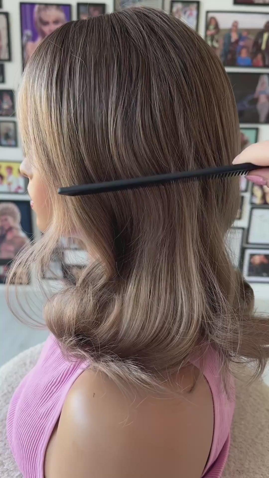 glass of champagne synthetic, heat safe glueless wig