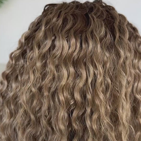 hope curly lacefront synthetic, 28 inch long hair, heat safe wig australia. glueless, medical wig.