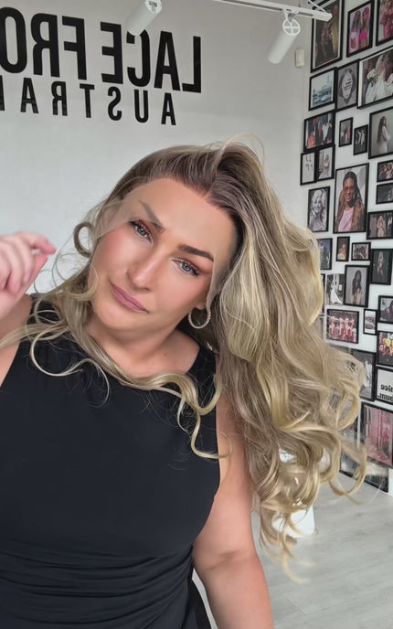lace front heat safe synthetic wig, glueless lace front wig gold coast australia.
