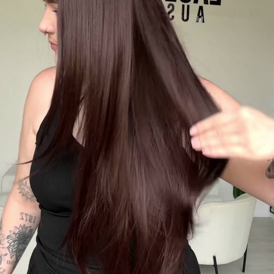 long length burgundy heat safe synthetic wig for hairloss. 