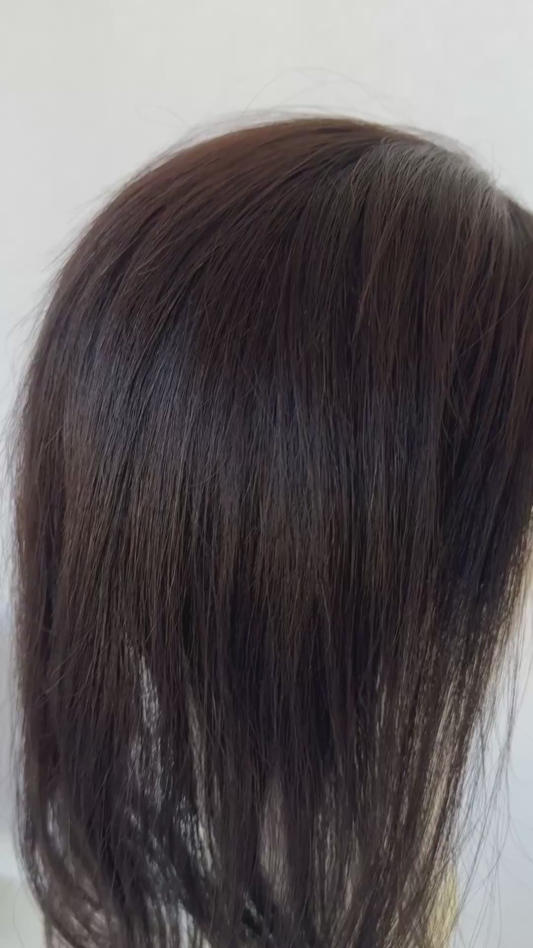 black monofillament topper, human hair 20 inch 