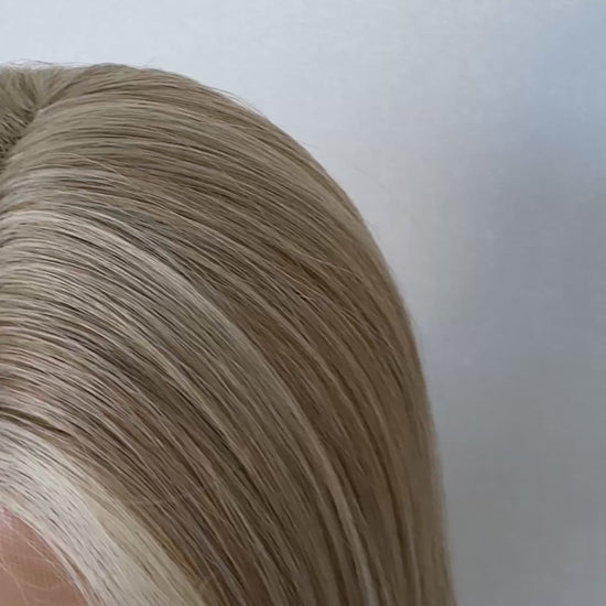 angel t-part lacefront synthetic bright blonde.