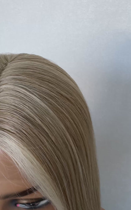 angel t-part lacefront synthetic bright blonde.