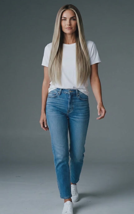 28 inch long blonde lace front wig, glueless cap #1 wigs australia.