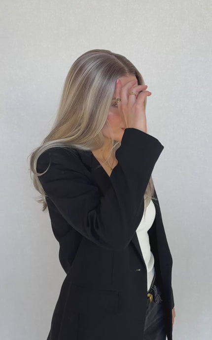 christina synthetic lacefront, lowlighted blonde with lacefront, glueless.
