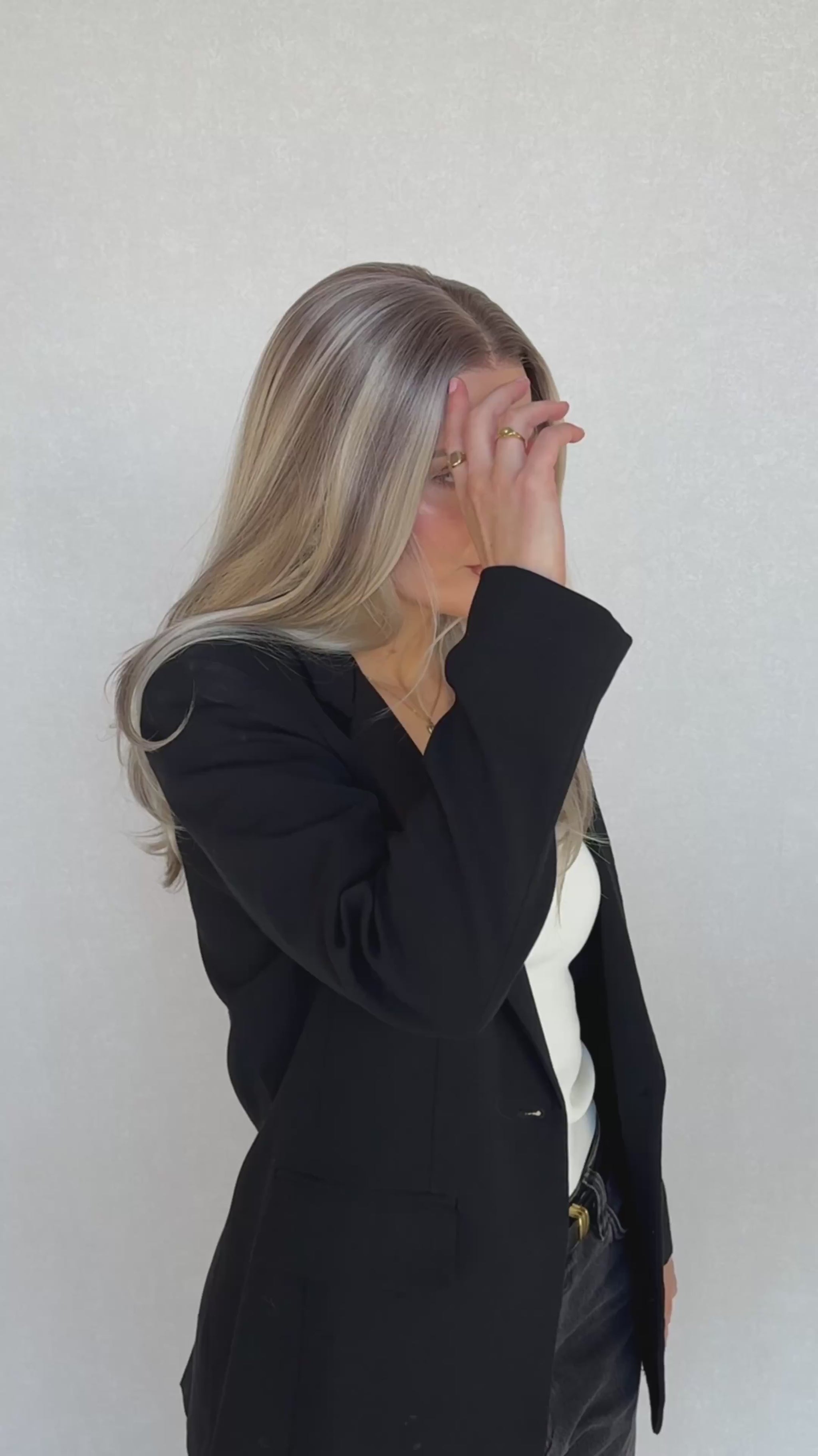 christina synthetic lacefront, lowlighted blonde with lacefront, glueless.