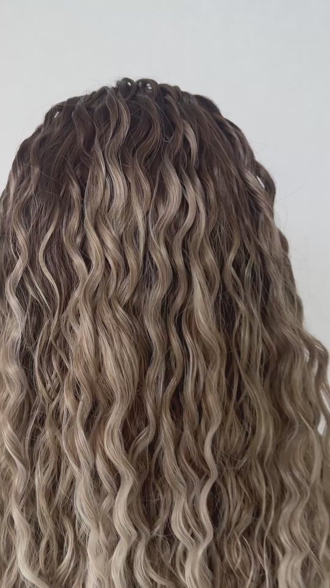 ocean curly lacefront synthetic heat safe wigs australia.