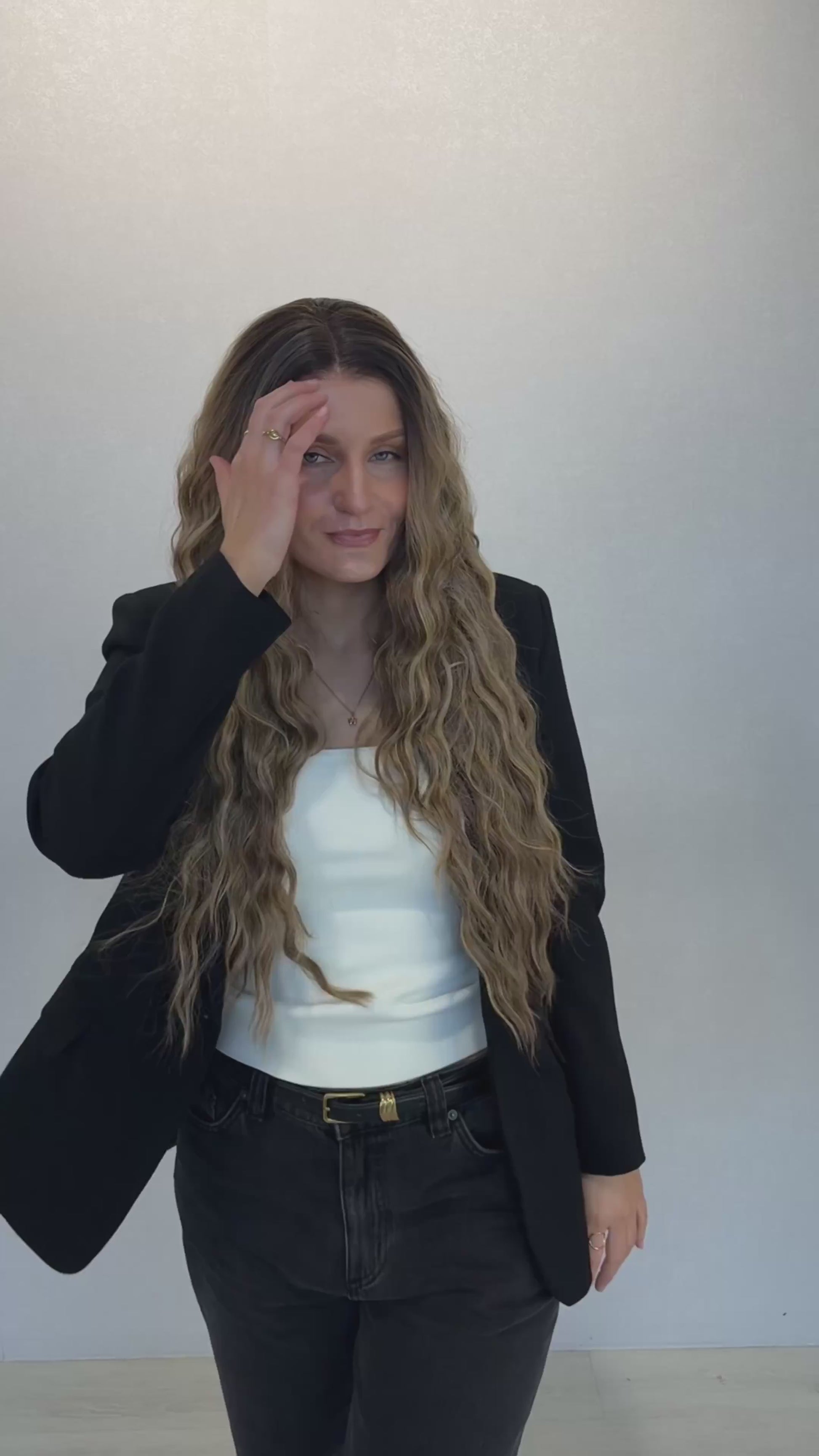 echo lacefront synthetic, heat safe wig. 
