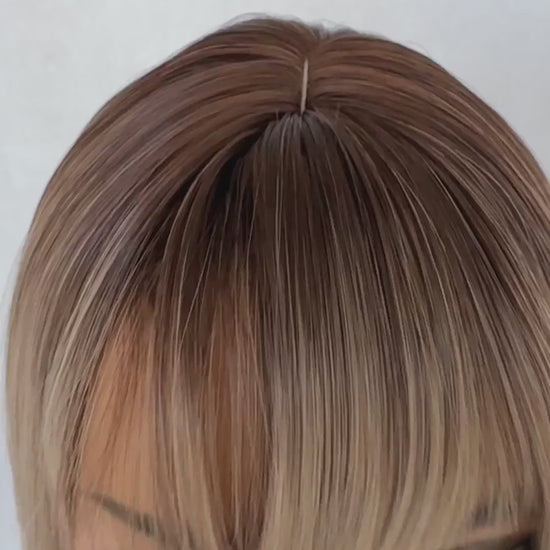 courage wig middle part fringe wig