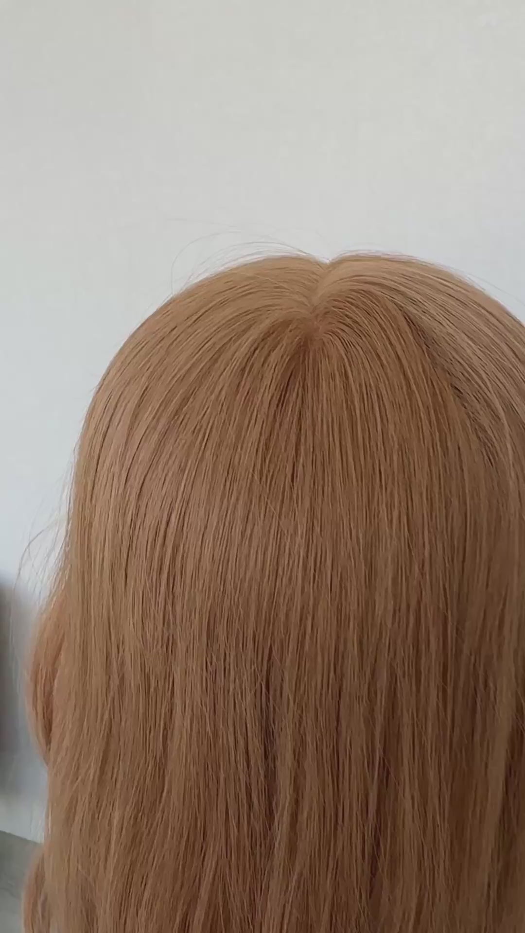 strawberry blonde lace topper with 4x clips, australia wigs/ toppers