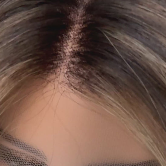 lauren hair colour, 14 inch wavy hair, brazilian remy hair, lacefront australia wig.