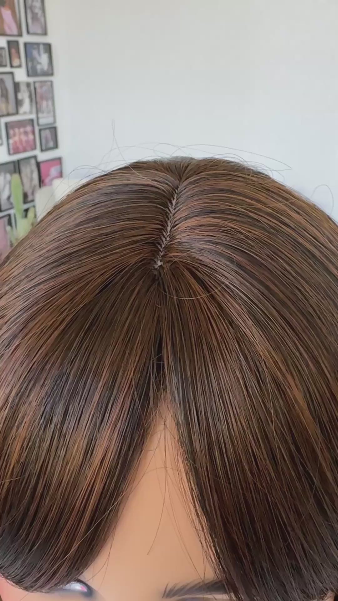 lana short wavy bob with fringe synthetic wig