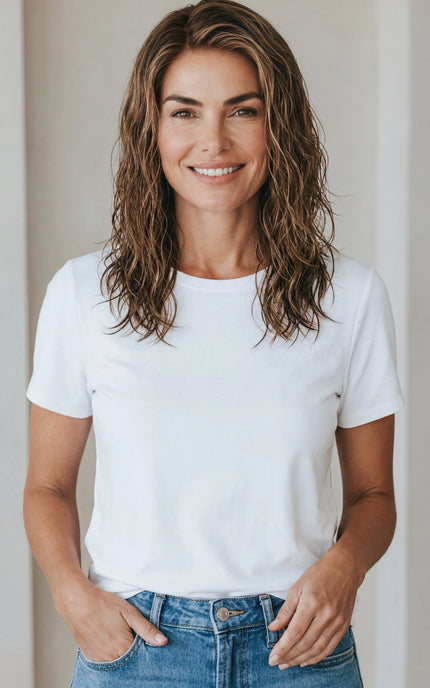 natural wavy texture human hair wig for women with hairloss and alopecia, australian made.