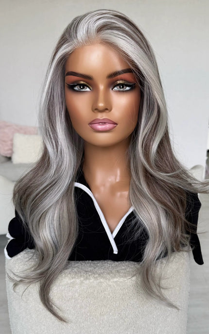 multi toned ash grey realistic synthetic, australia.