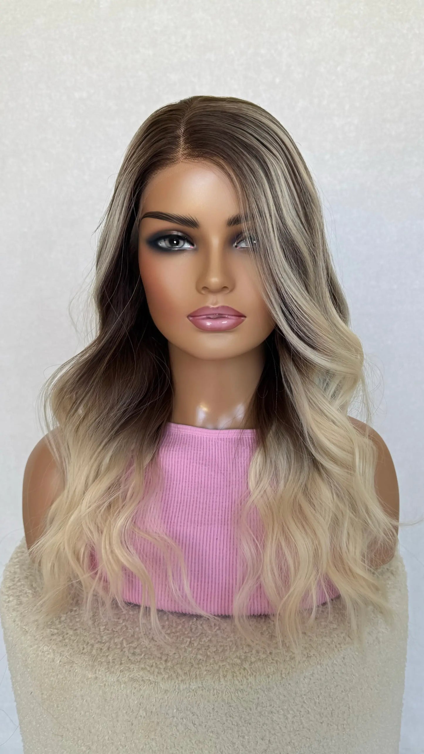 side part, warrior synthetic, heat safe synthetic wig.