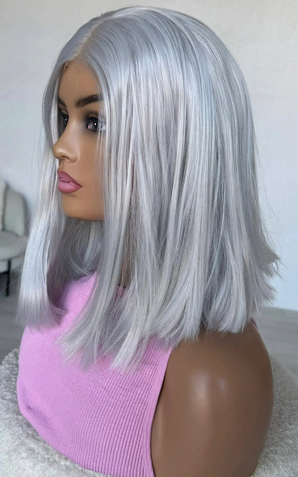 heat safe synthetic wig australia silver grey ash blonde hair 