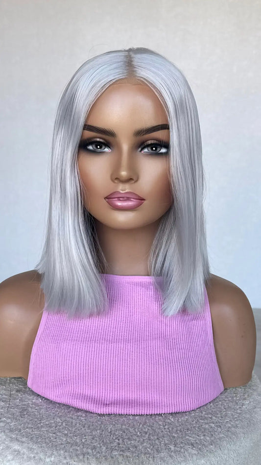 synthetic wigs australia, middle part 14 inch, glueless wig australia.