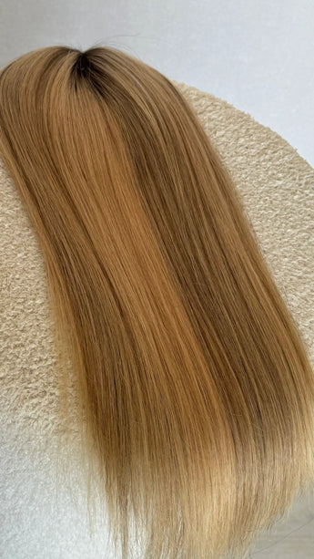 human hair remy topper lacefront