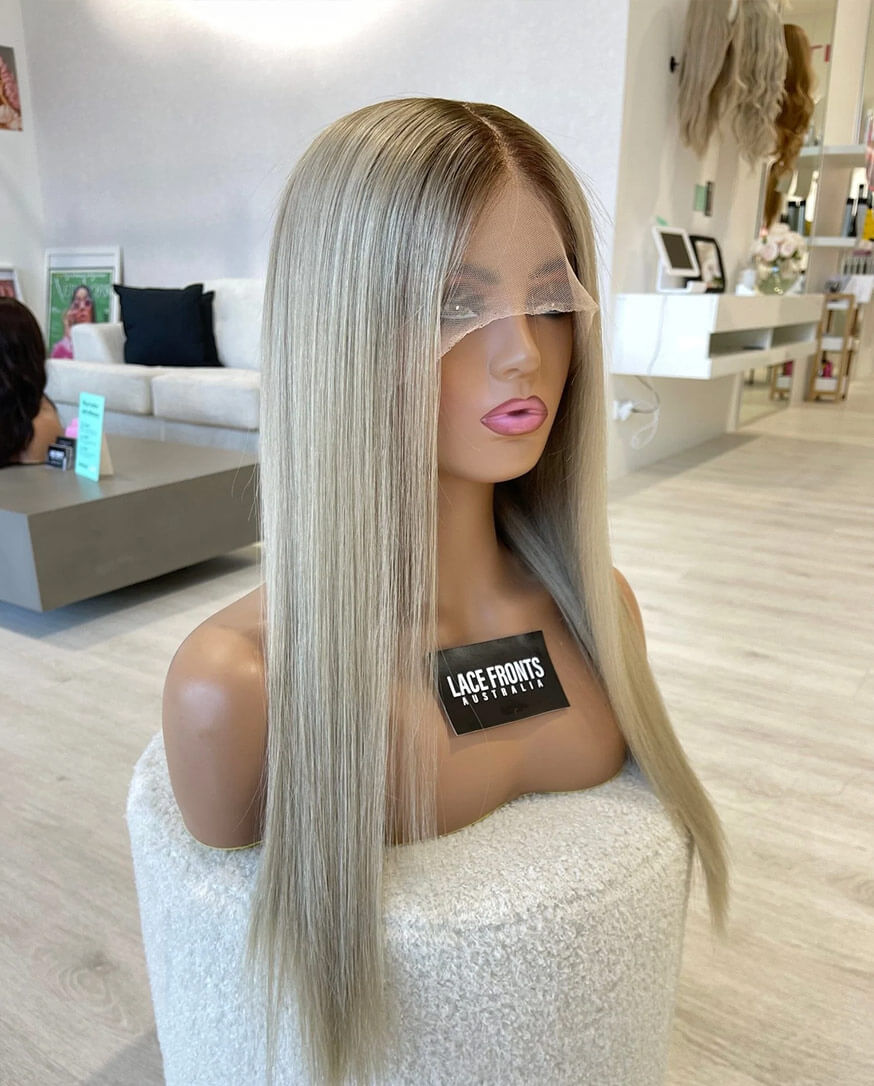 Buy Blake Lace Front Human Hair Blonde Root Shadow 24