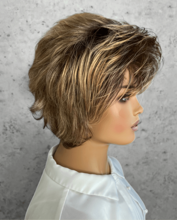Short Toffee Blonde Luxe Synthetic Wig - Steph