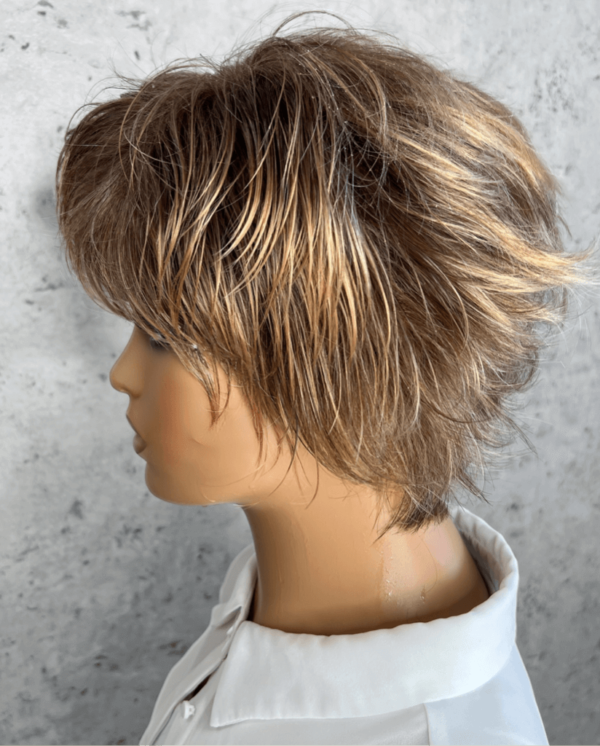 Short Toffee Blonde Luxe Synthetic Wig - Steph