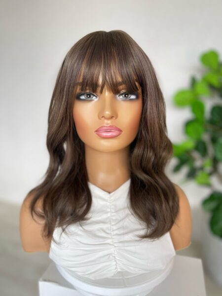 Coco Brunette with Fringe Luxe Synthetic Wig - Bree