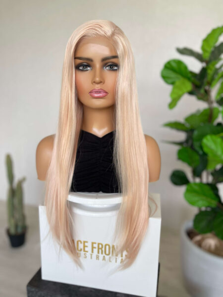 Extra Long Champagne Blonde Luxe Synthetic Wig - Alaska