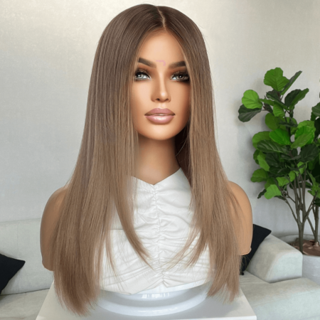 Blonde Human Hair Lace Front Wig 20” - Summer