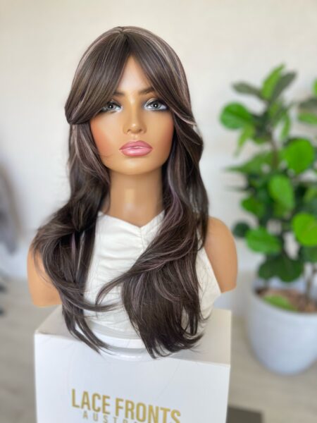 Ash Matte Black Luxe Synthetic Wig - Mercedes