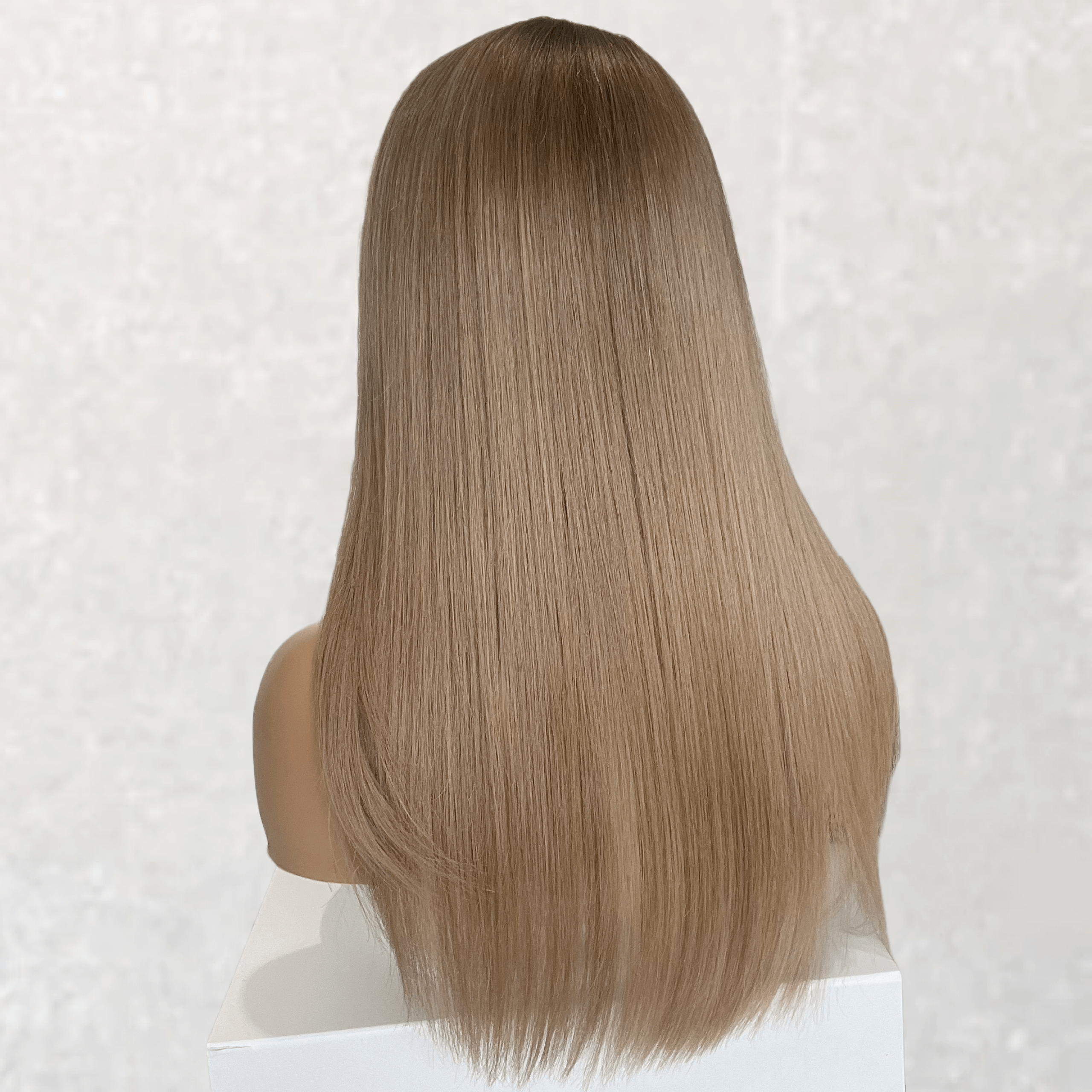 Glueless Lace Front Human Hair Wig Blonde Balayage Wig 20 Inch - Summer