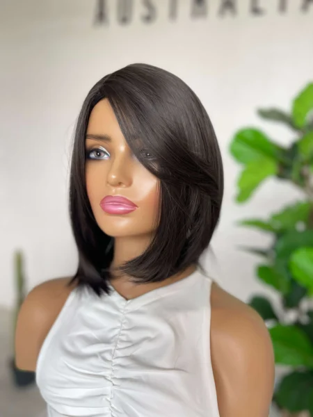 Darkest Brown Luxe Synthetic Wig - Victoria