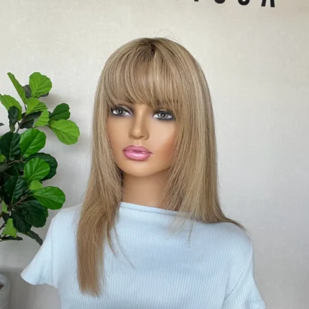 Blonde Lace Front Human Hair Wig 18" - Masie